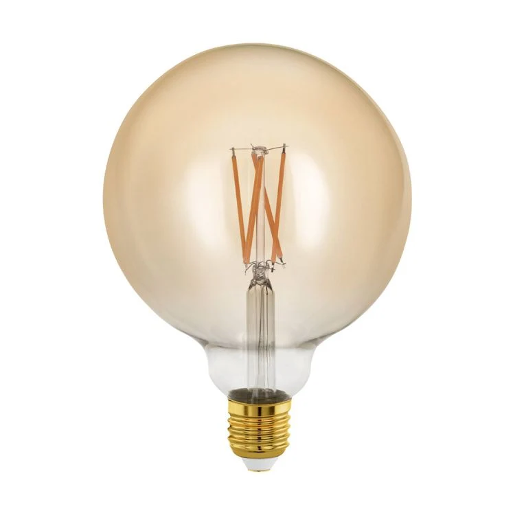 Eglo G125 LED globe dimbaar E27 goud warm wit 4W 300LM