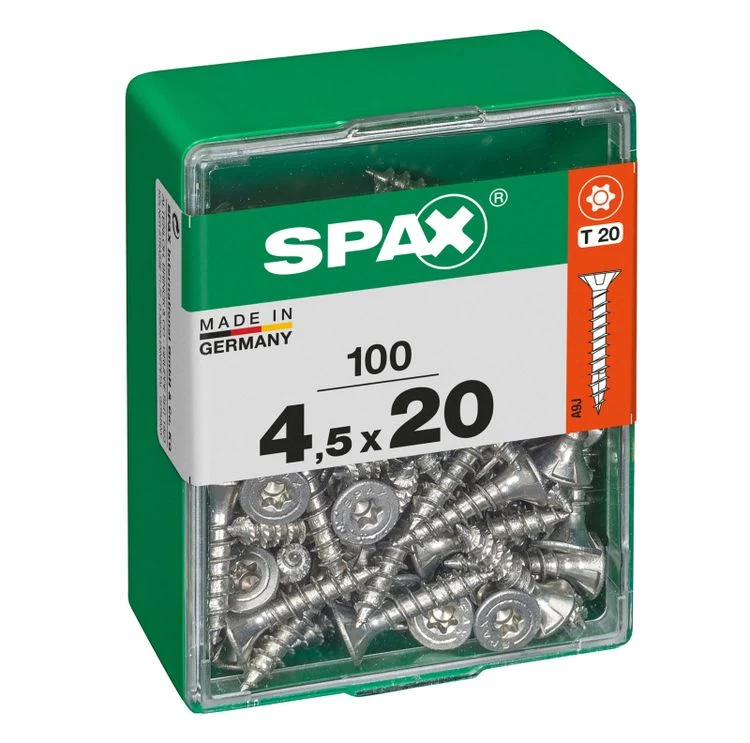 Spax schroef T-star plus verzonken kop 4,5x20mm 100st