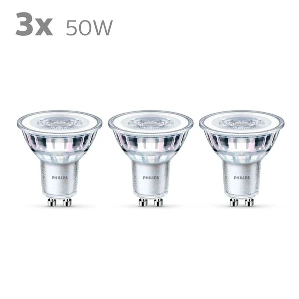 Philips LED spotlamp GU10 4,6W helder 5x5,4cm