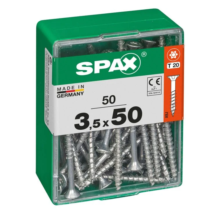Spax schroef T-star plus verzonken kop 3,5x50mm 50st