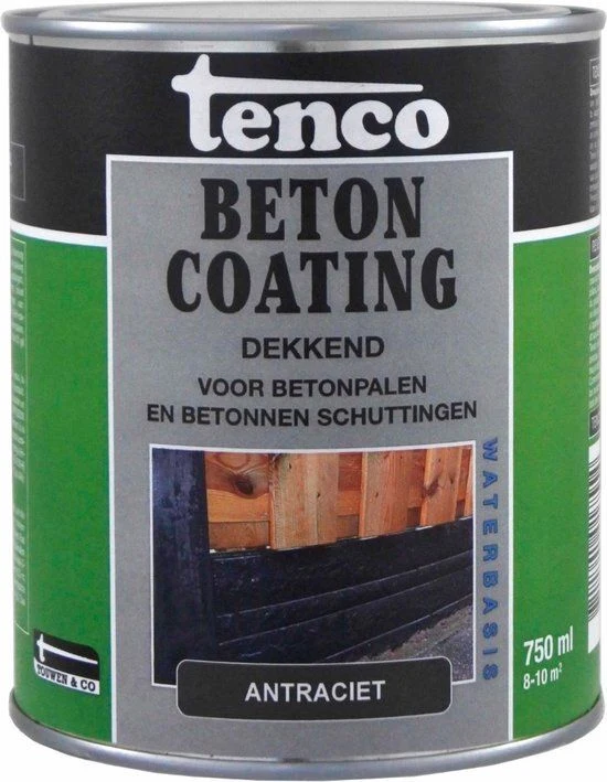 Tenco betoncoating mat antraciet 750ml