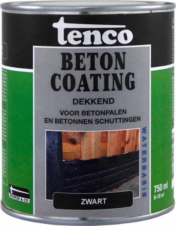 Tenco betoncoating mat zwart 750ml