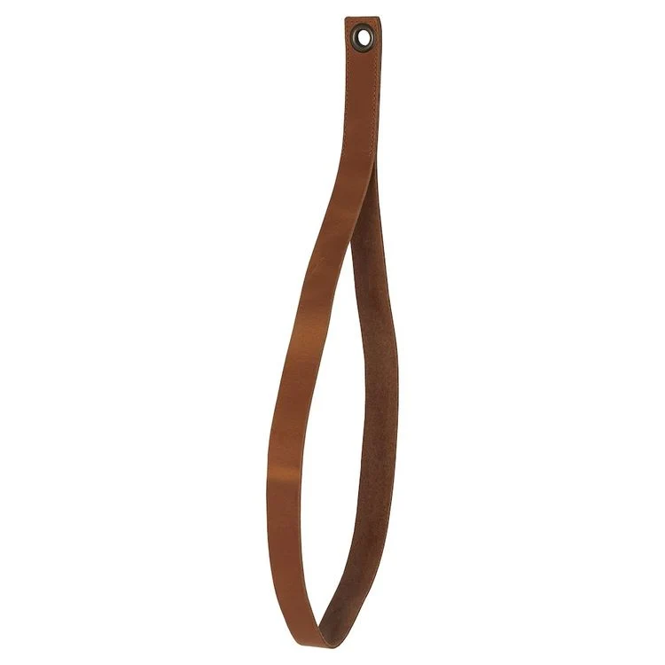 Duraline plankendrager enkel leer, metaal cognac 100cm