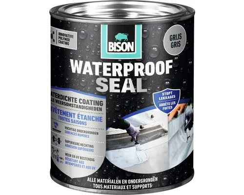 Bison Waterproof Seal coating grijs 1kg