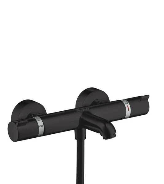 Hansgrohe Ecostat Comfort thermostaatkraan bad mat zwart 15cm