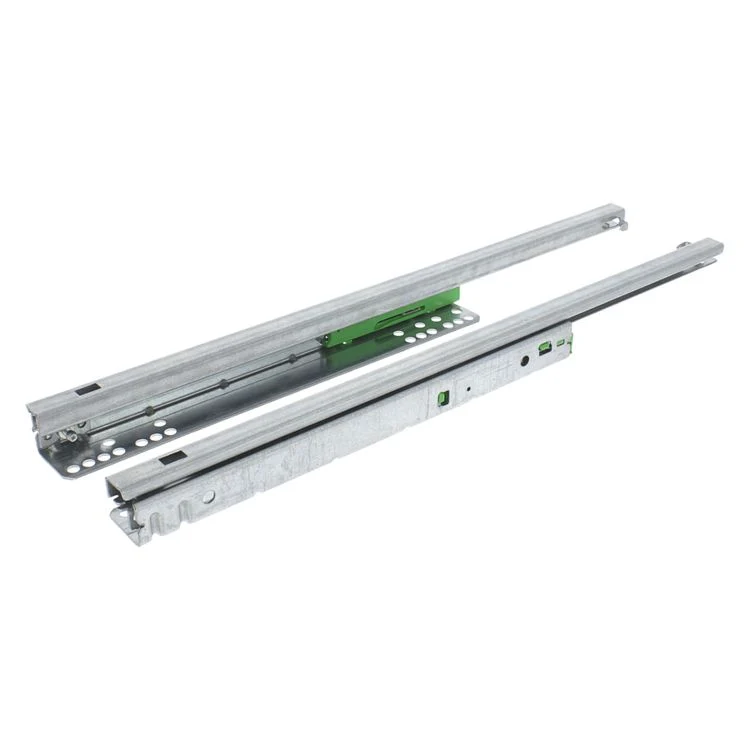 Ladegeleider push to open chroom 50cm 2st