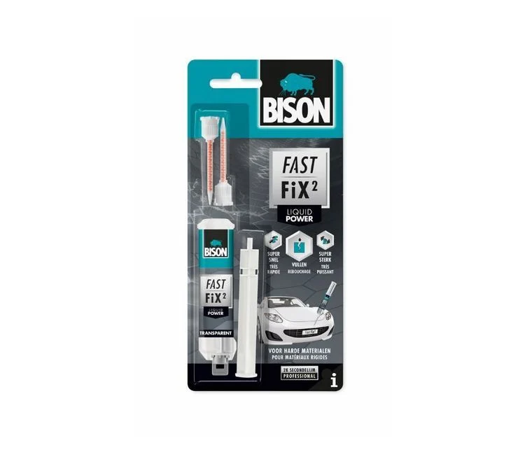 Bison Fast Fix 2 2-componentenlijm Power snelhardend 10gr