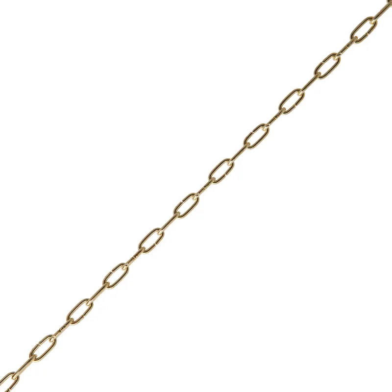 Deltafix klokketting 1,1mm vermessingd metaal per meter