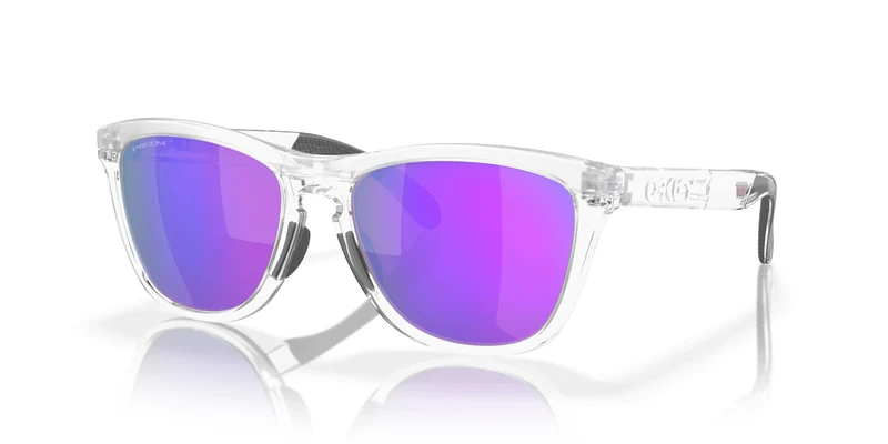 Frogskins Gafas de Sol Oakley Mate Claro Lente Prizm Violeta