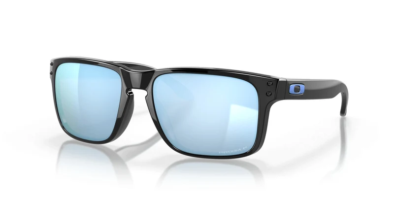 Holbrook Gafas de Sol Oakley Polished Negro Lente Prizm Deep Water Polarized