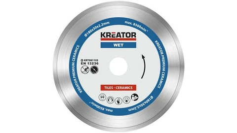Kreator Premium Nat diamantschijf ⌀180mm
