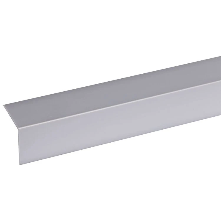 Zelfklevend hoekprofiel kunststof zilver 30x30mm 2,6m