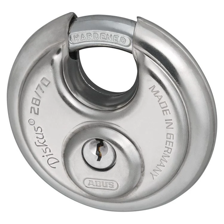 Abus discushangslot 28/70 2KA RVS 7x7x2,9cm 2st