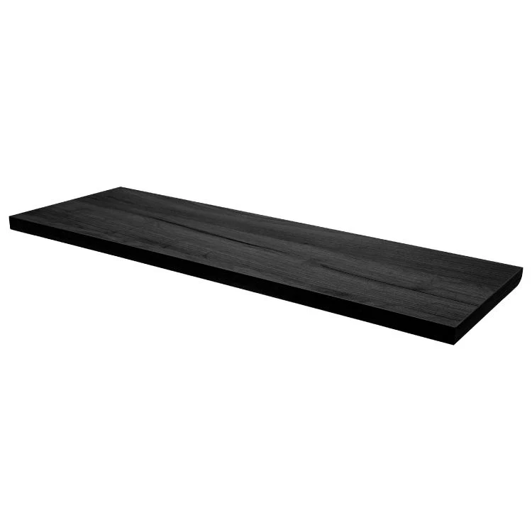 Duraline XS2 wandplank MDF hout, PVC zwart eiken 60cm