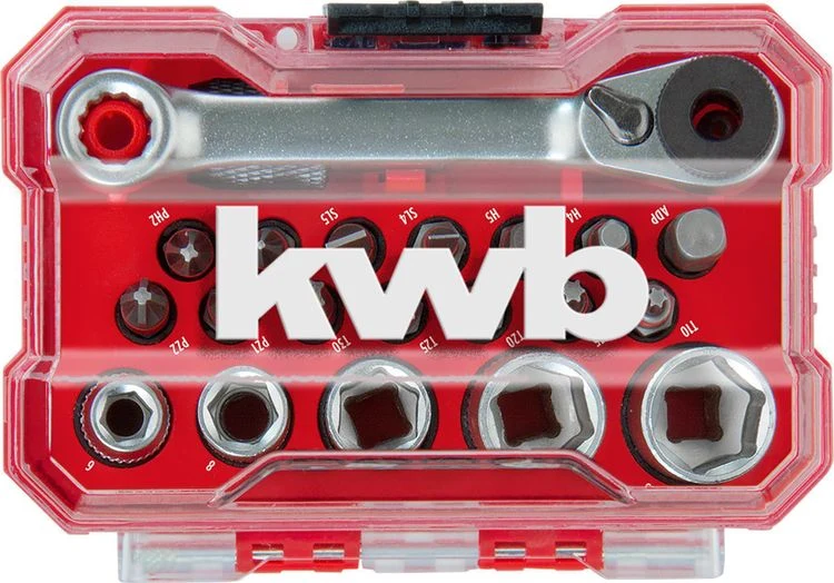 KWB bitset 6,3mm 21-dlg