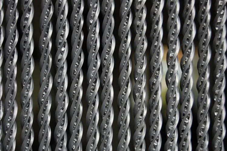 Latenda Bellano 4 kunststof draden vliegengordijn antraciet 100x230cm