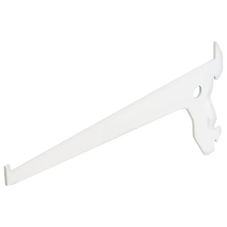 Duraline F-systeem plankendrager enkel metaal wit 20cm