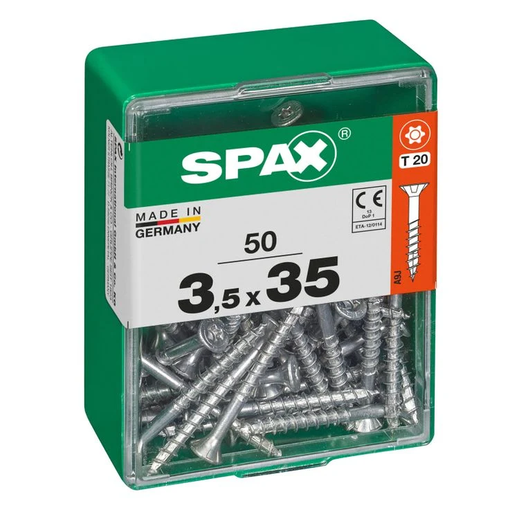 Spax schroef T-star plus verzonken kop 3,5x35mm 50st