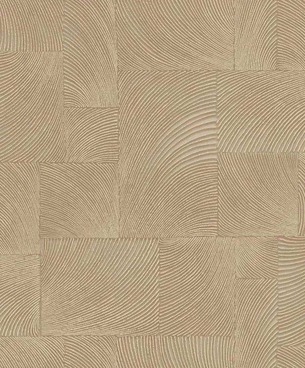 Omura Murio vliesbehang geometrisch beige 53cmx10m
