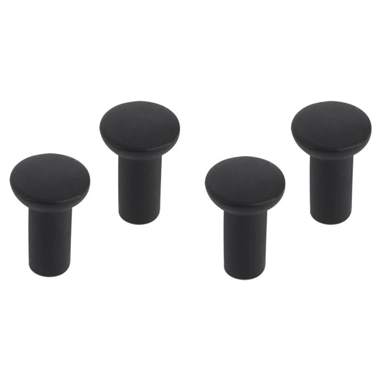 Differnz Eindhoven knop mat zwart 20mm 4st