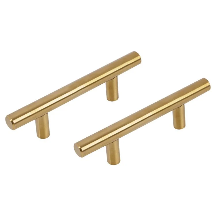 Differnz Amsterdam meubelgreep RVS goud 50x32mm 2st