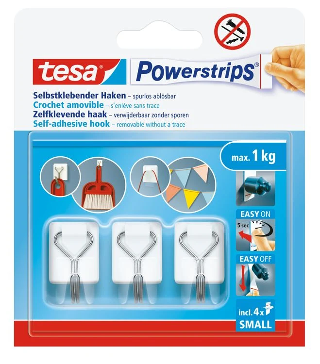 Tesa Powerstrips haak wit
