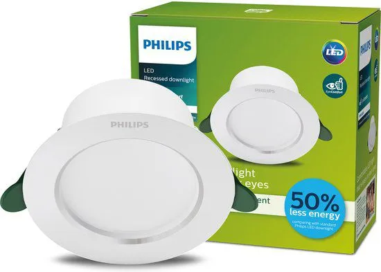 Philips LED inbouwspot Diamond Cut wit ⌀9cm