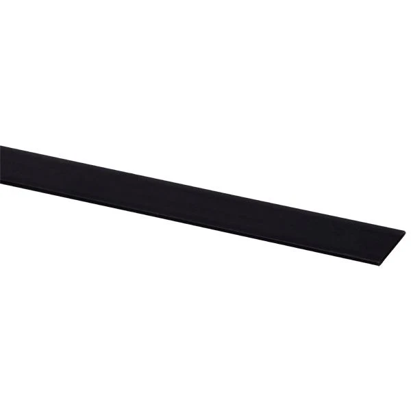 Afdekprofiel kunststof zwart 2x30mm 2,6m
