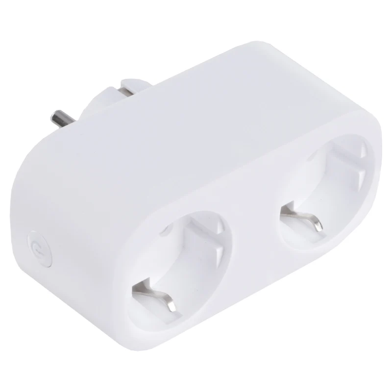 Q-Link verloopstekker wifi meter 2-voudig wit