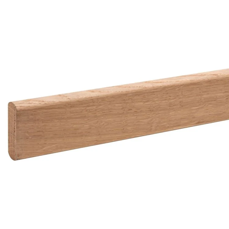 Trapleuning ovaal eikenhout 270x7x2,7cm