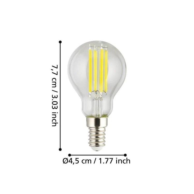 Eglo LED lamp globe E14 wit 3W 470LM