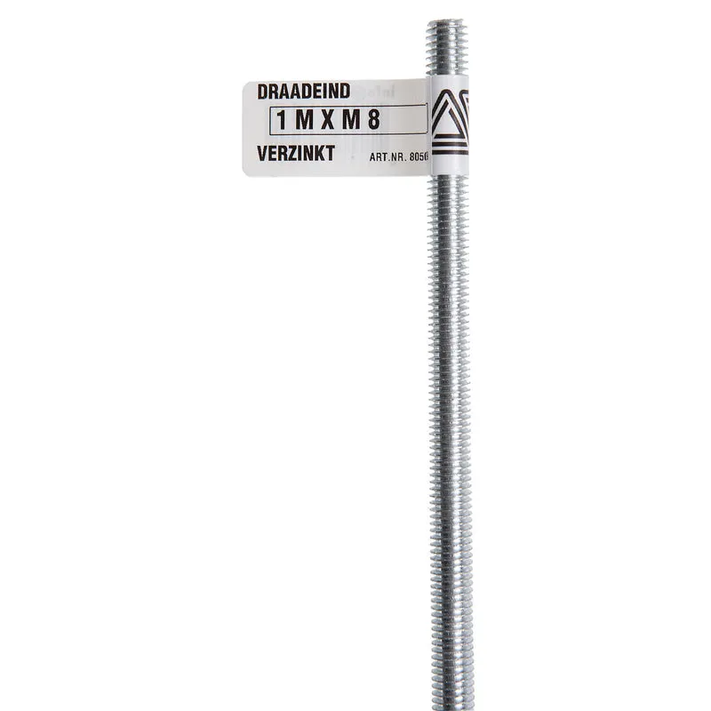 Deltafix draadeind verzinkt staal M4 1m