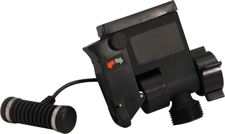 Sanivesk elektronische waterslot zwart 16,5x5,5x20,5cm