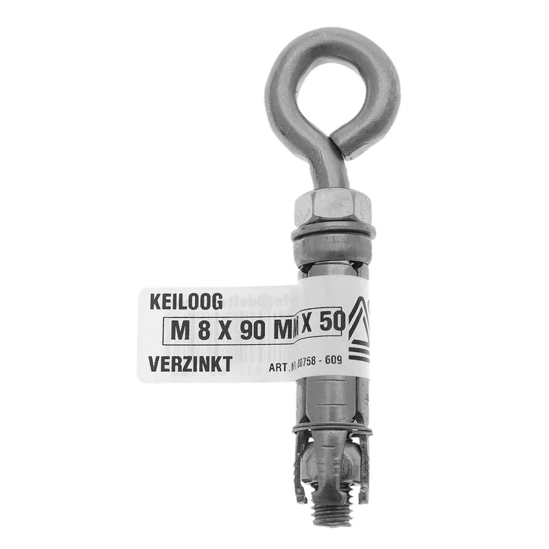 Deltafix keiltrekoog verzinkt M8x90x50cm