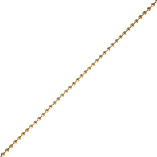 Deltafix kogelketting 3,6mm vermessingd metaal per meter