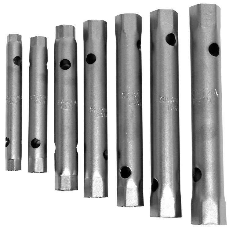 Skandia pijpsleutelset 8-19mm 7-delig