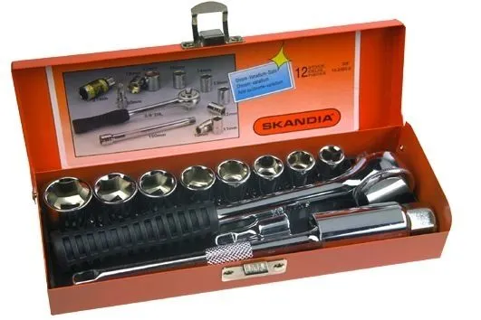 Skandia dopsleutelset 3/8'' 12-delig