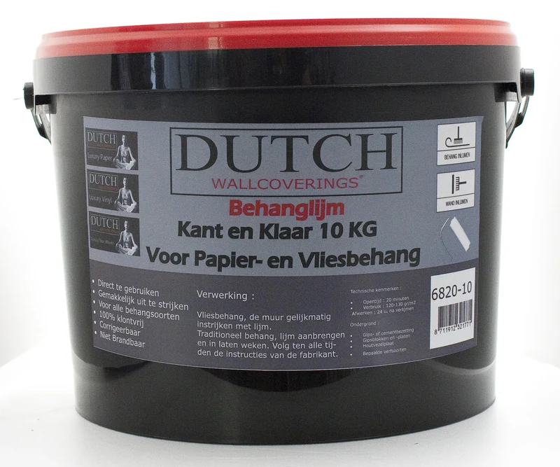 Dutch Select kant en klare lijm wit 10kg
