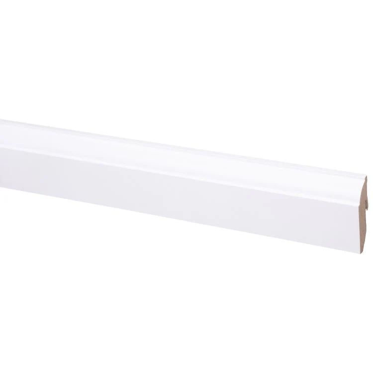 CanDo muurplint MDF plintfolie wit 240x5,8x1,9cm