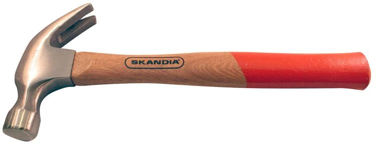Skandia klauwhamer houten steel 27 mm