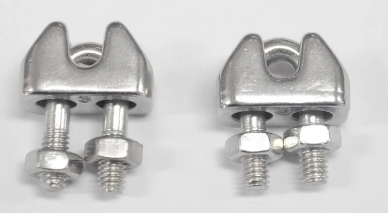 Deltafix staaldraadklem 3mm RVS 2st