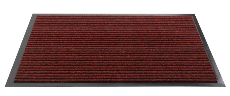 Hamat schoonloopmat Naaldvilt rood 60x80cm