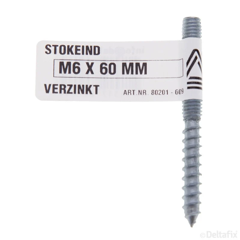 Deltafix stokeind M6x60mm