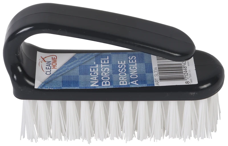 Clean Home nagelborstel kunststof 7,9cm
