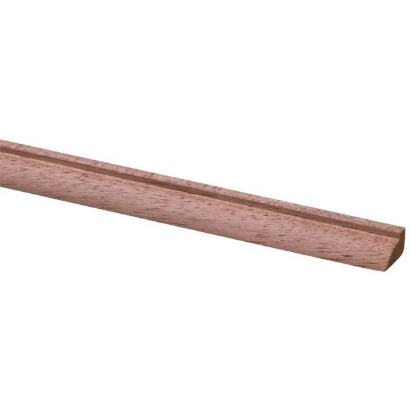 Glaslat hardhout 9x15mm 2,7m