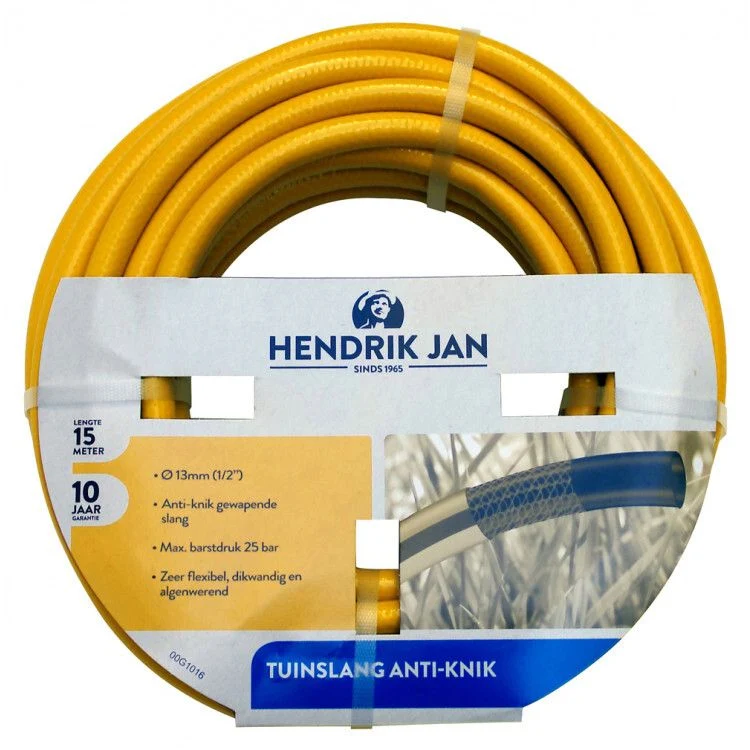 Hendrik Jan tuinslang anti-knik 13mm-1/2" 15m