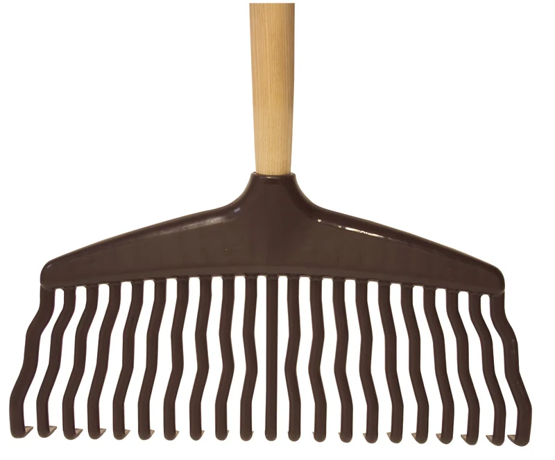Hendrik Jan bladhark 38cm met steel 150cm