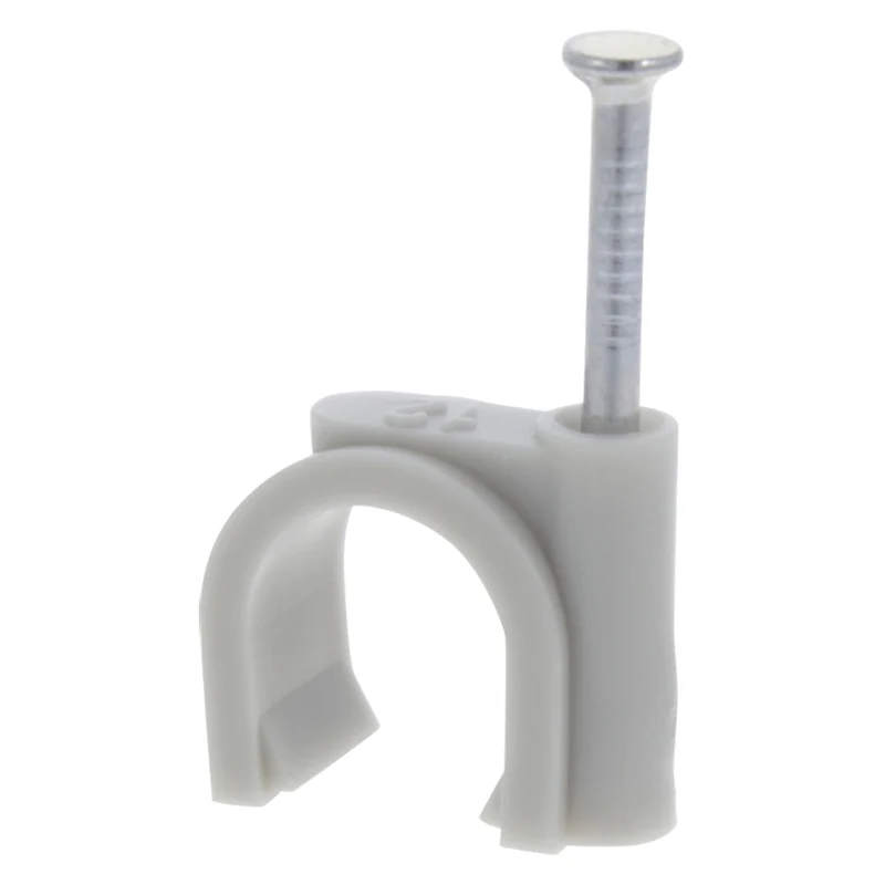 Q-Link kabelclip rond 12mm grijs 20 stuks