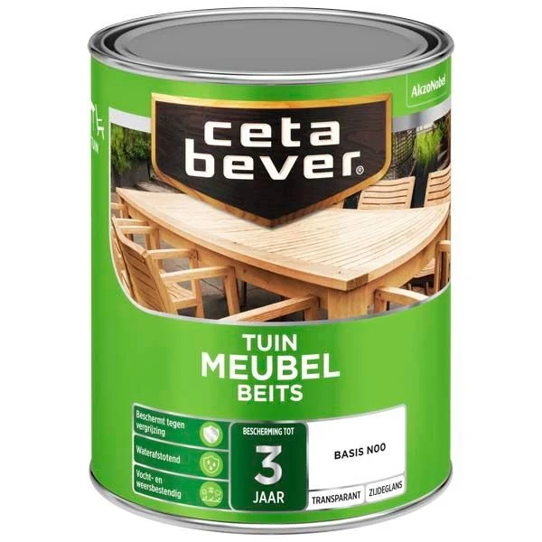Cetabever tuinmeubel beits