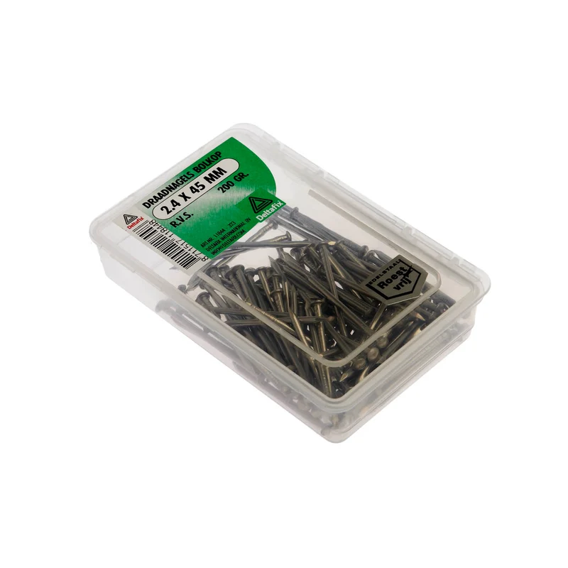 Deltafix draadnagel RVS 2,4x45mm 200gr